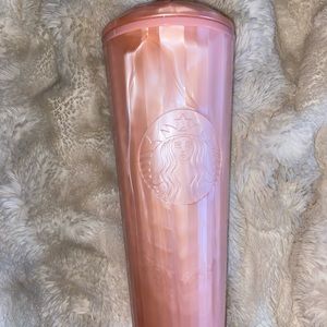 Starbucks 24 oz pink tumbler
